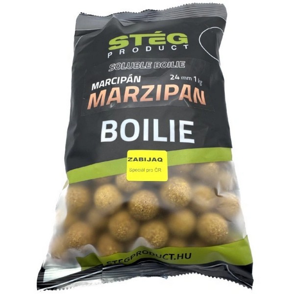 Stég Zabijaq Soluble boilie 1kg_24mm_Marcipán