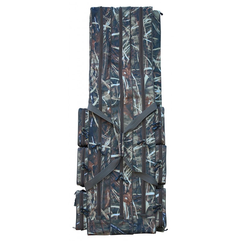 SURETTI Obal na pruty tříkomorový Camo