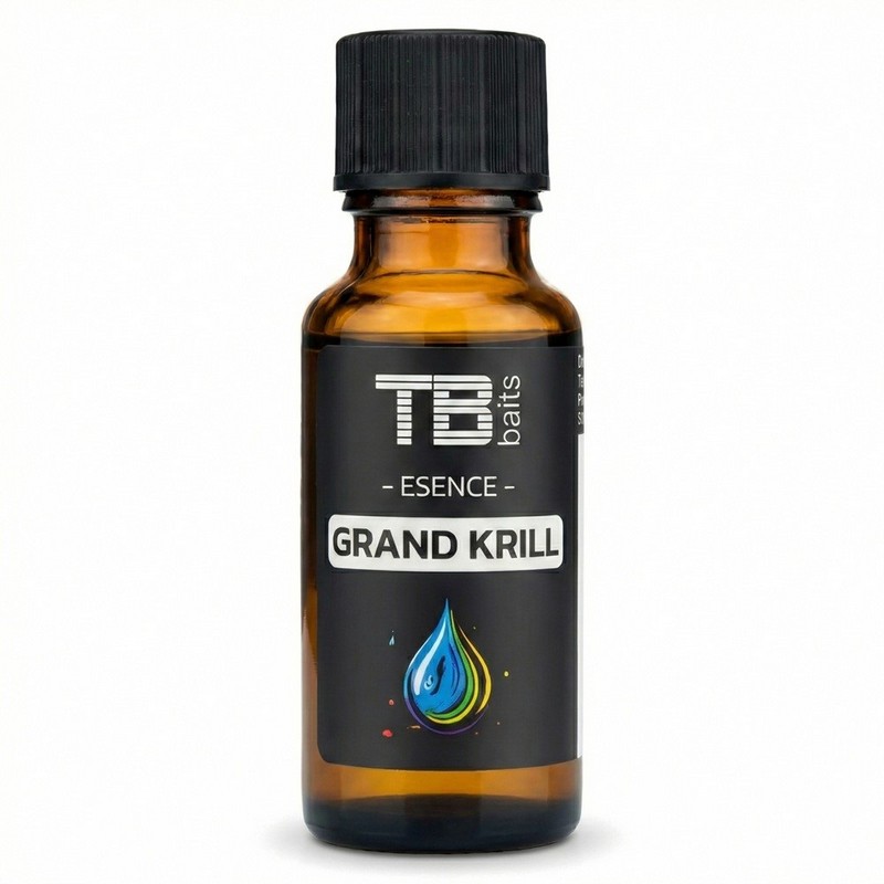 TB Baits Esence Grand Krill - tekutá esence esence pro dipování i zvýšení atraktivity krmení.