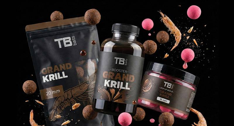 TB Baits Grand Krill – masová řada nástrah s krillem
