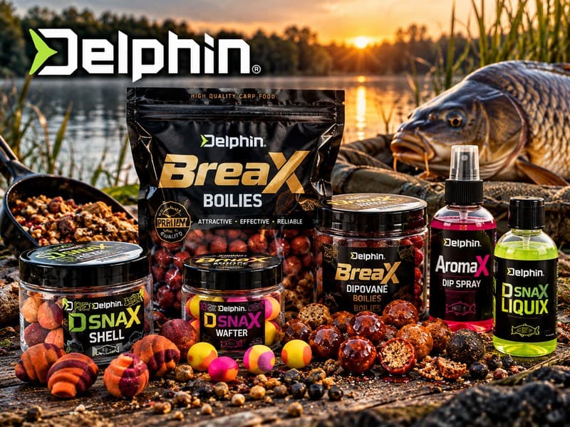 Delphin – rybářské krmení, boilies a nástrahy