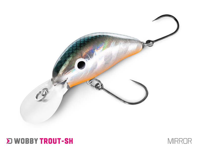 Delphin WOBBY TROUT-SH Mirror – na pstruhy a okouny