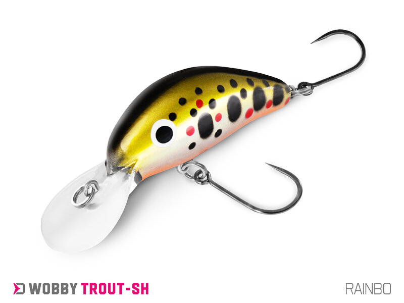 Delphin WOBBY TROUT-SH Rainbo – wobler na pstruhy
