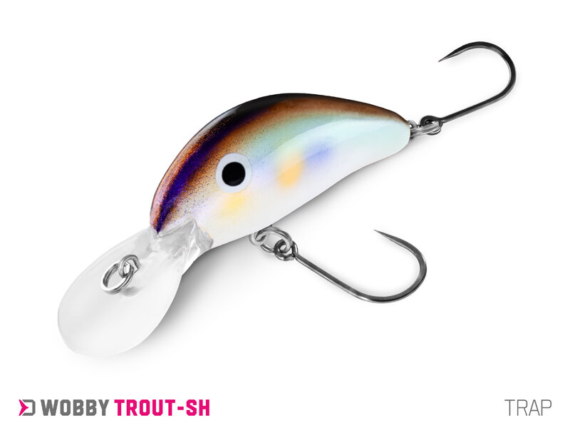 Delphin WOBBY TROUT-SH Trap – wobler nejen na pstruhy