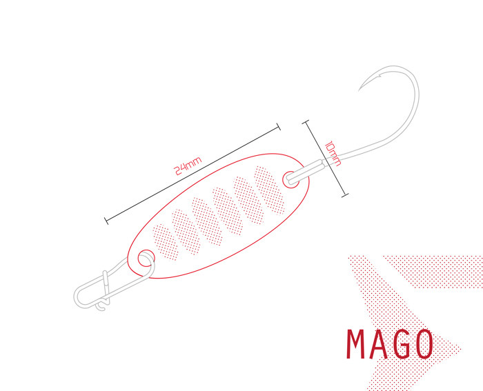 Plandavka Delphin Mago_2g_Hook #8_Indigo