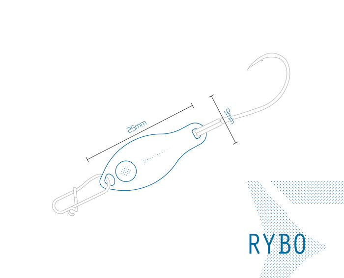 Plandavka Delphin Rybo_0.5g_Hook #8_Neon