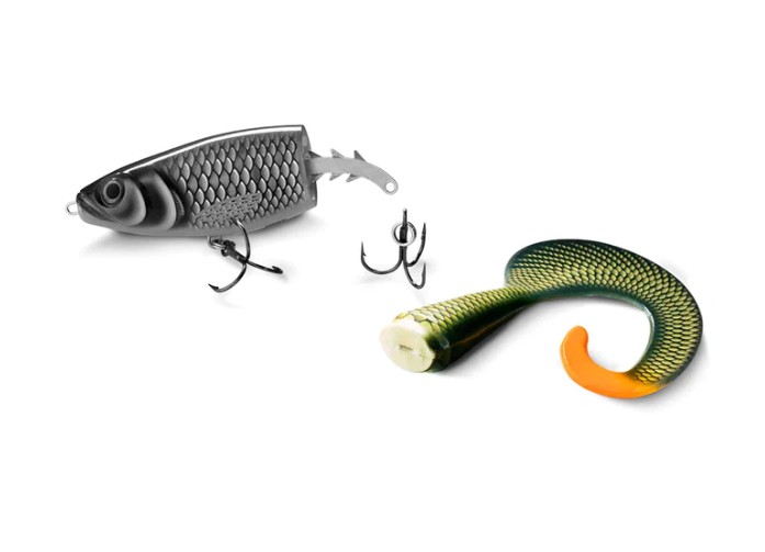 Náhradní gumové ocasy Rapala X-Rap Otus 25_11cm_PGG_2ks