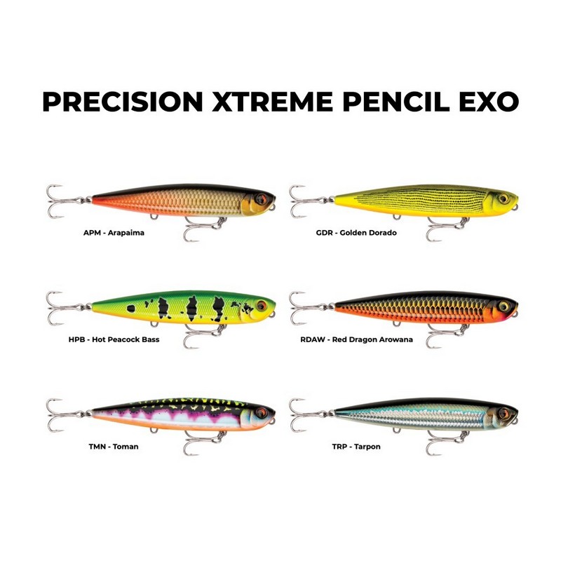 Wobler Rapala Precision Xtreme Pencil EXO 127_HPB