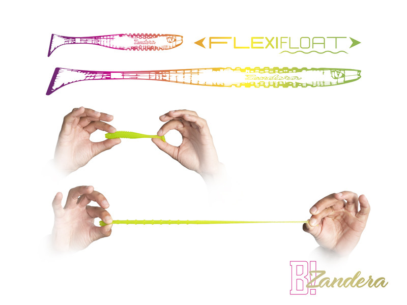 Umělá nástraha Delphin Zandera Flexi Float UVs 12cm_RedFace_5ks