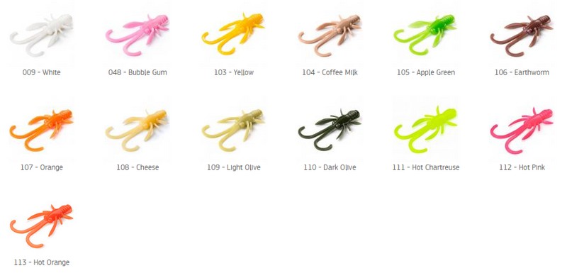 Nymfa FishUp Baffi Fly 38mm_Apple Green_10ks