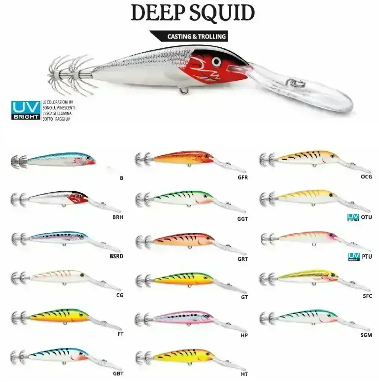 Wobler Rapala Deep Squid 09_GT