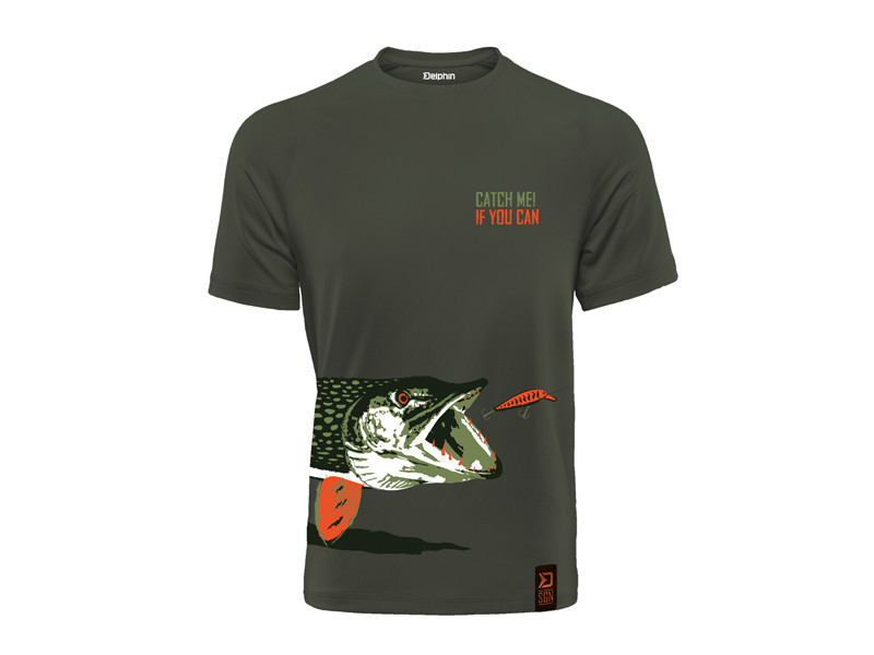 Tričko Delphin Catch me ! Štika - vel.3XL