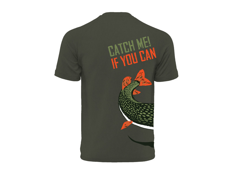 Tričko Delphin Catch me ! Štika - vel.3XL