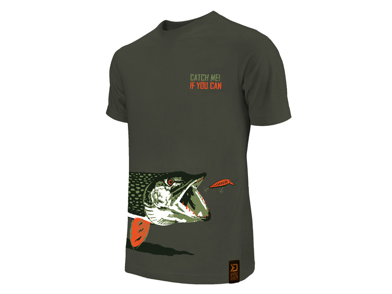Tričko Delphin Catch me ! Štika - vel.3XL