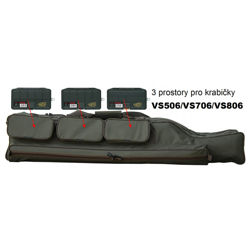 Suretti Obal na pruty tříkomorový_95cm