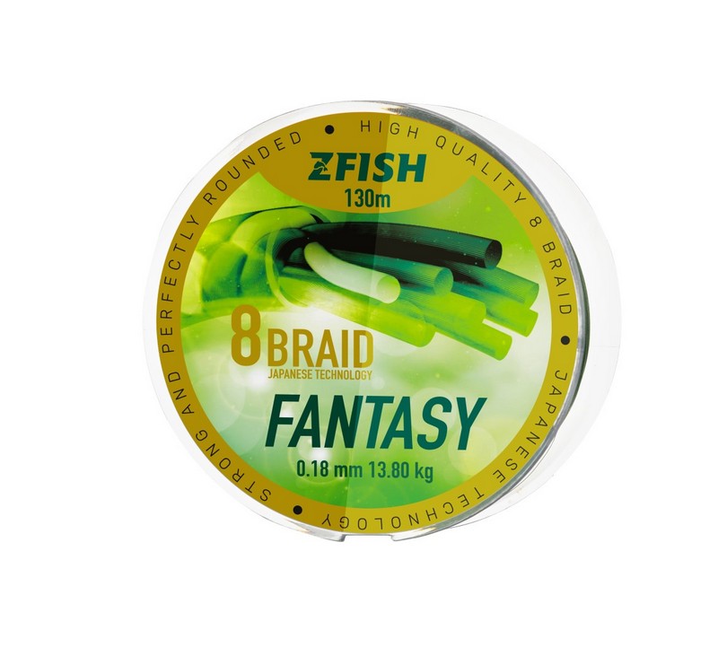 Zfish Šňůra Fantasy 8-Braid_130m_0,18mm_13,80kg