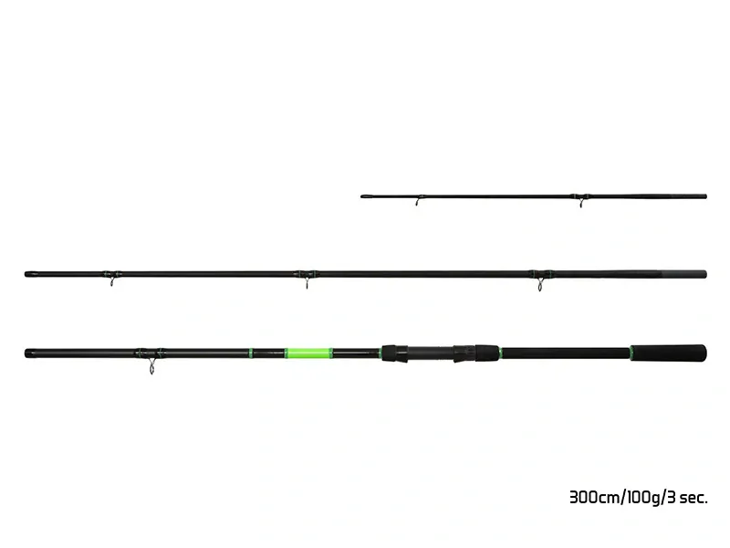 Prut Delphin Wasabi Feeder NXT 300cm_100g_3 díly