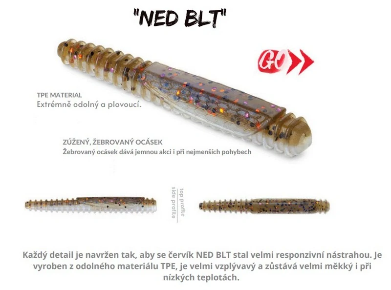 Gumová nástraha Rapala Crushcity Ned BLT 3"_SMSD_7,5cm_10ks
