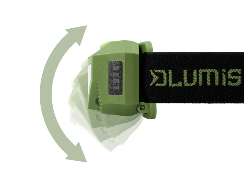Čelová lampa Delphin Lumis 3 W/1000 mAH