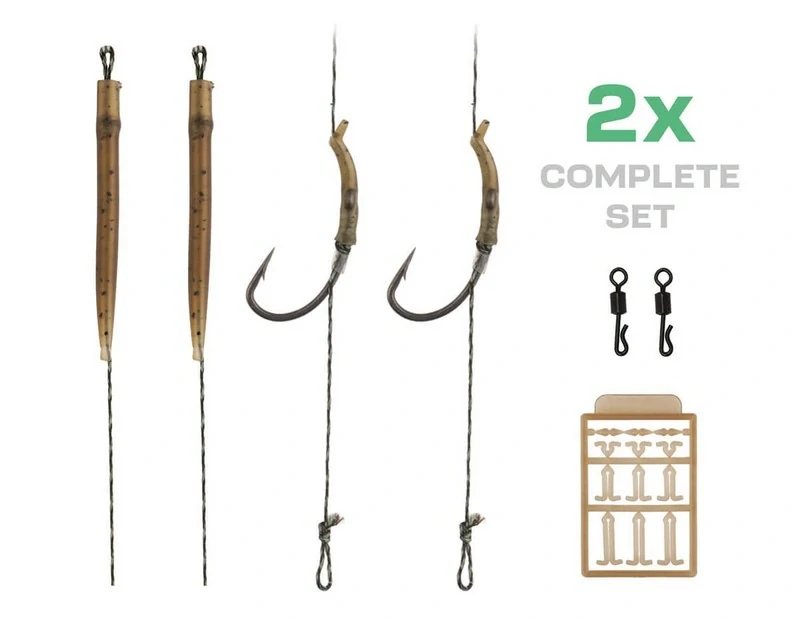 Zfish Návazec Curve Shank Carp Rig 20 cm – vel. 4 (2 ks)