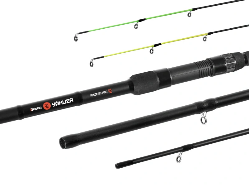 Delphin Feederový set YAKUZA 300 cm / 100 g / 3 díly + naviják 4T