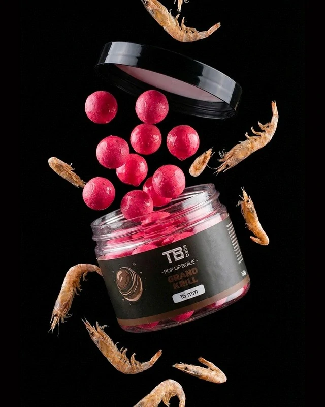 TB Baits Plovoucí boilie Pop-Up Grand Krill + NHDC 50 g - 12 mm