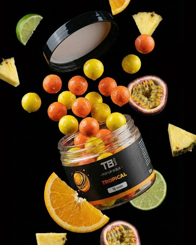 TB Baits Plovoucí boilie Pop-Up Tropical + NHDC 50 g - 12 mm