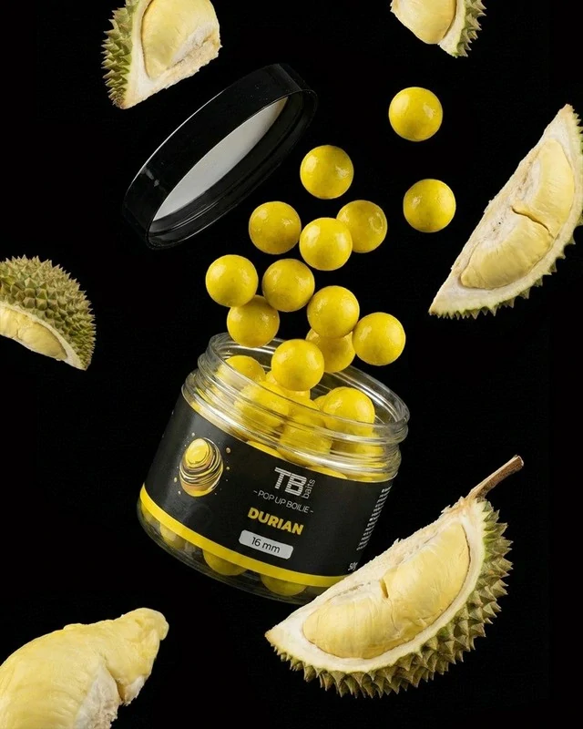 TB Baits Plovoucí boilie Pop-Up Durian + NHDC 50 g - 16 mm