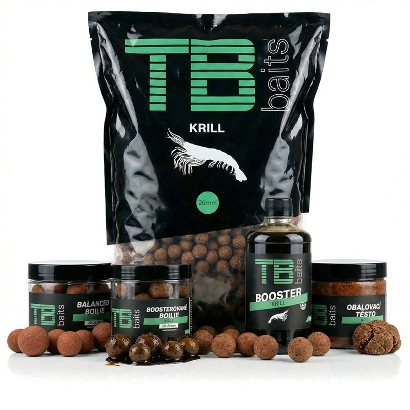 TB Baits Boosterované Boilie Krill 120 g - 20-24 mm