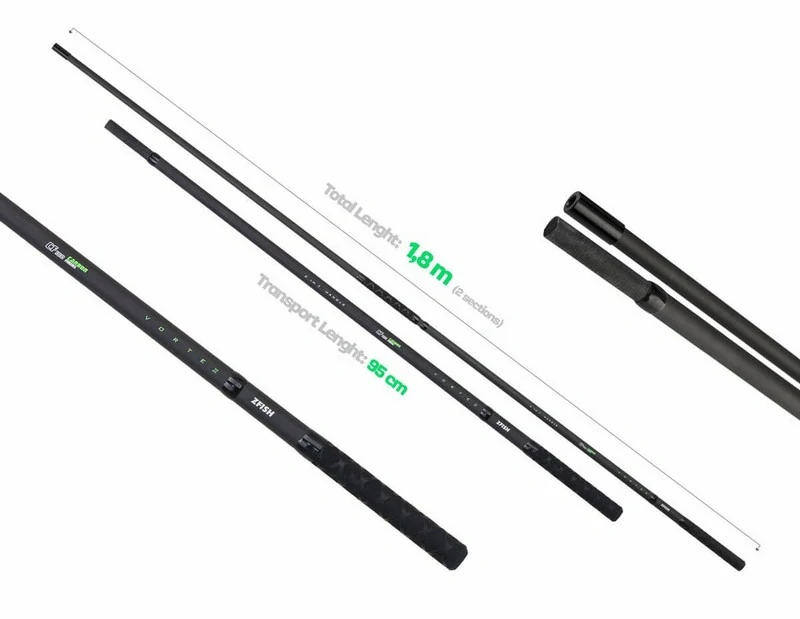 Zfish Podběráková tyč Vortex Landing Net Handle 1,8 m 2 díly