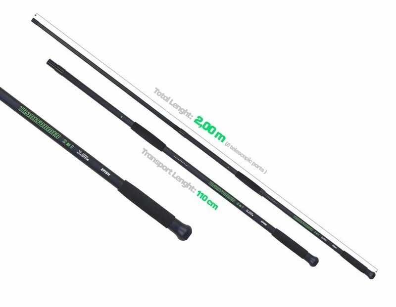 Zfish Podběráková tyč Transformer Landing Net Handle 2 m 2 díly