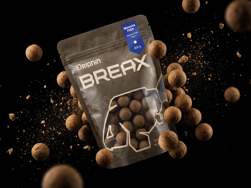 Delphin Boilies Breax MonstaFish - Monster krab-Tuňák 300 g 24 mm