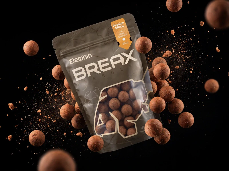 Delphin Boilies Breax PassionKrill - Krill-Mango 300 g 24 mm