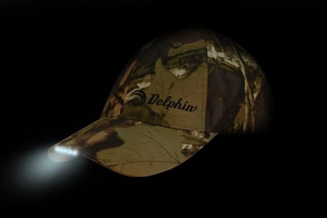 Čepice Delphin s LED kamufláž