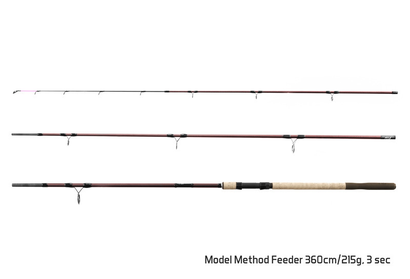 Prut Delphin Magma M3 Method Feeder_360cm_215g_3díly
