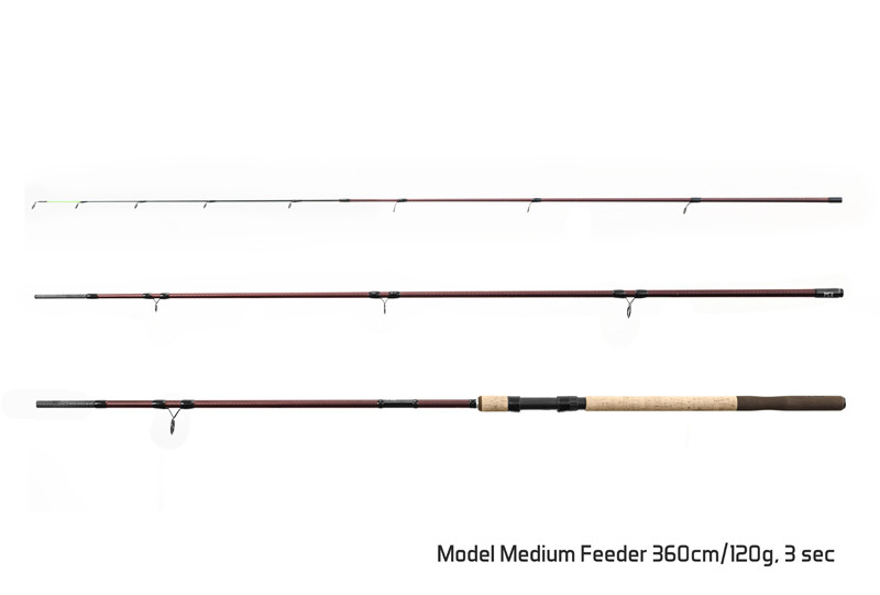 Prut Delphin Magma M3 Medium Feeder_360cm_120g_3díly