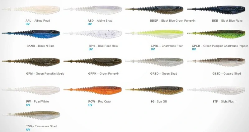 Gumová nástraha Rapala Crushcity Freeloader 4,25"_GRSD_10,6cm_6ks