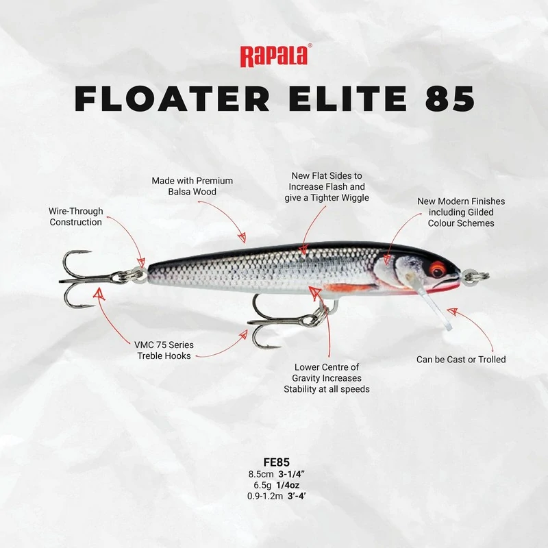 Rapala Floater Elite 85_GDGO