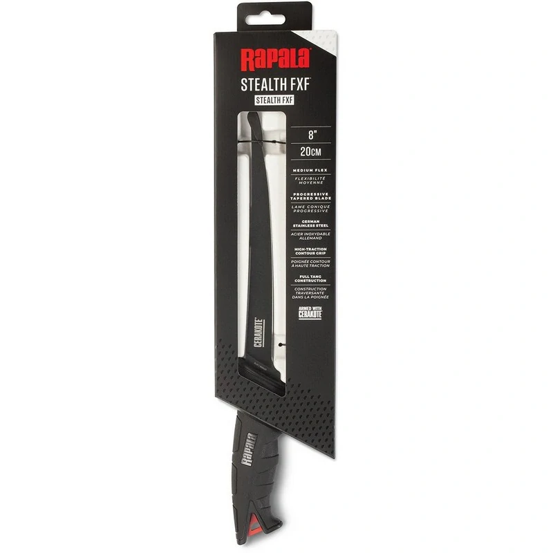Rapala Filetovací nůž Stealth FXF Fillet Knife 8"_20 cm