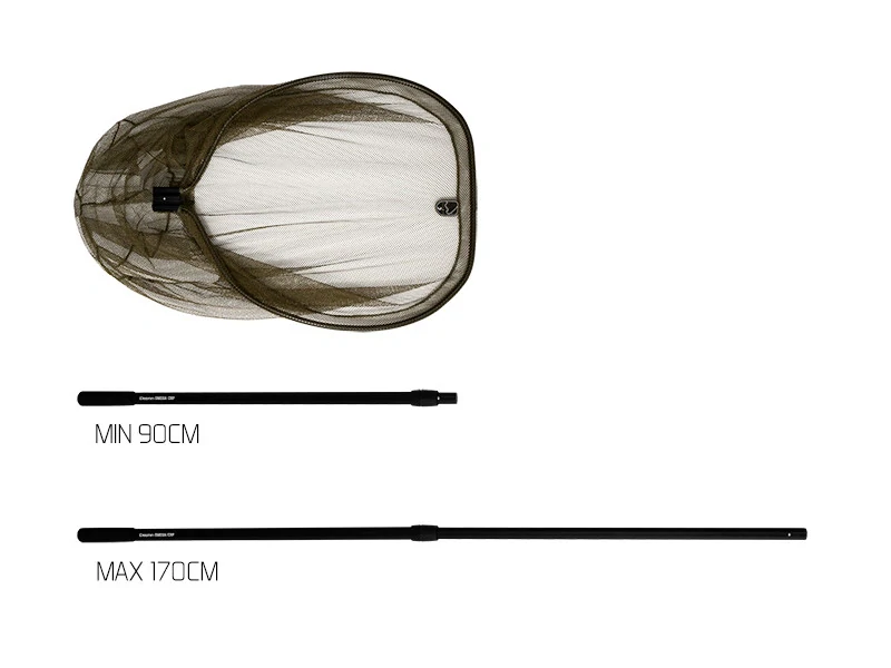 Podběrák Delphin Omega Carp 70x80cm_90 - 170cm_ 2 díly