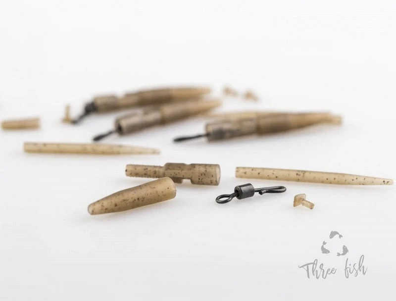 Zfish Závěska Heavy Duty Clip Pin & Tail Rubber – 6 ks