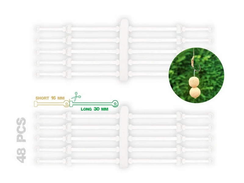 Zfish Zarážka Silicone Boilie Stops 16-30 mm - 48 ks