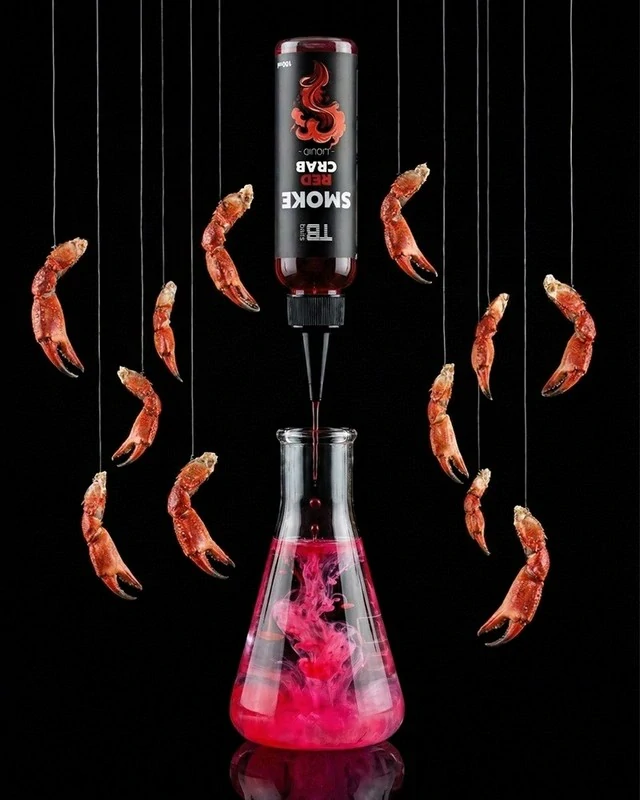 TB Baits Smoke Liquid Red Crab 100 ml