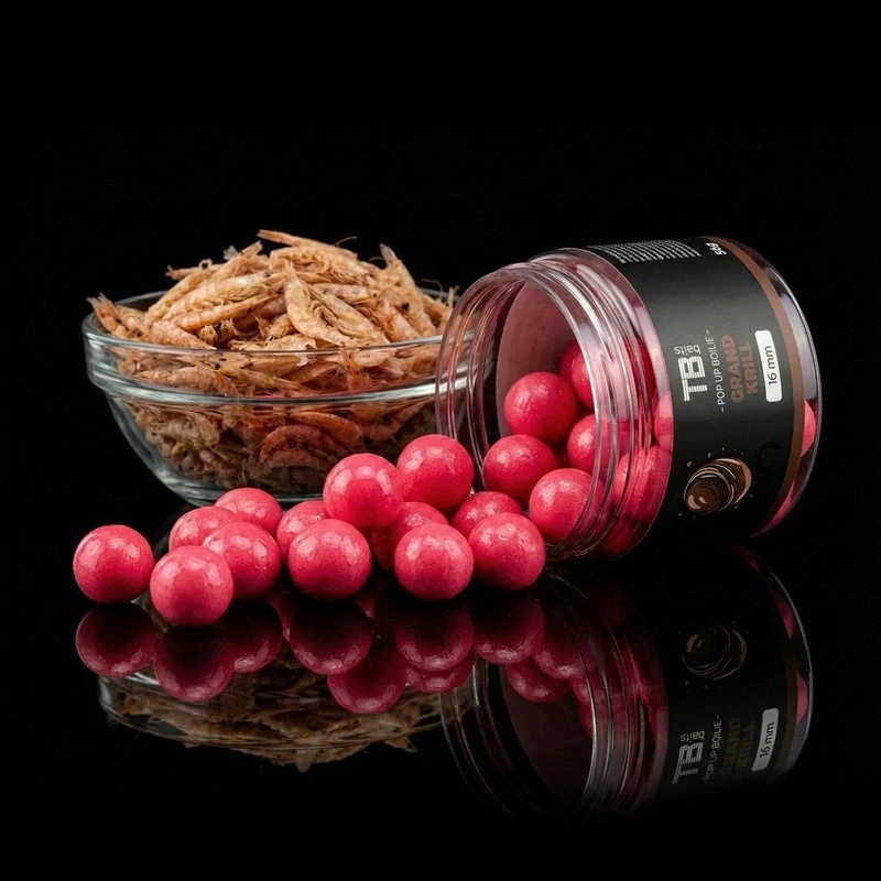 TB Baits Plovoucí boilie Pop-Up Grand Krill + NHDC 50 g - 12 mm