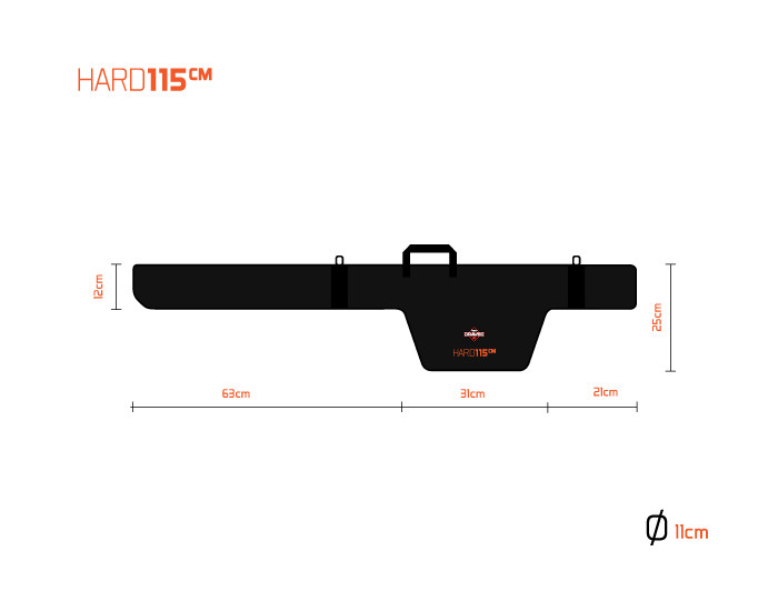 Pouzdro Delphin Dravec Hard - 115cm