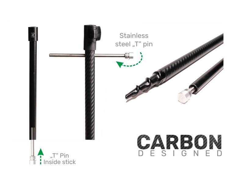 Zfish Vidlička Carbon Drill Bankstick_50-90cm