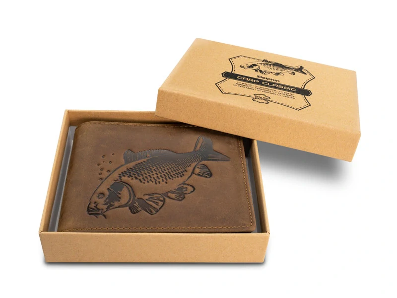 Kožená peněženka Delphin Carp Classic