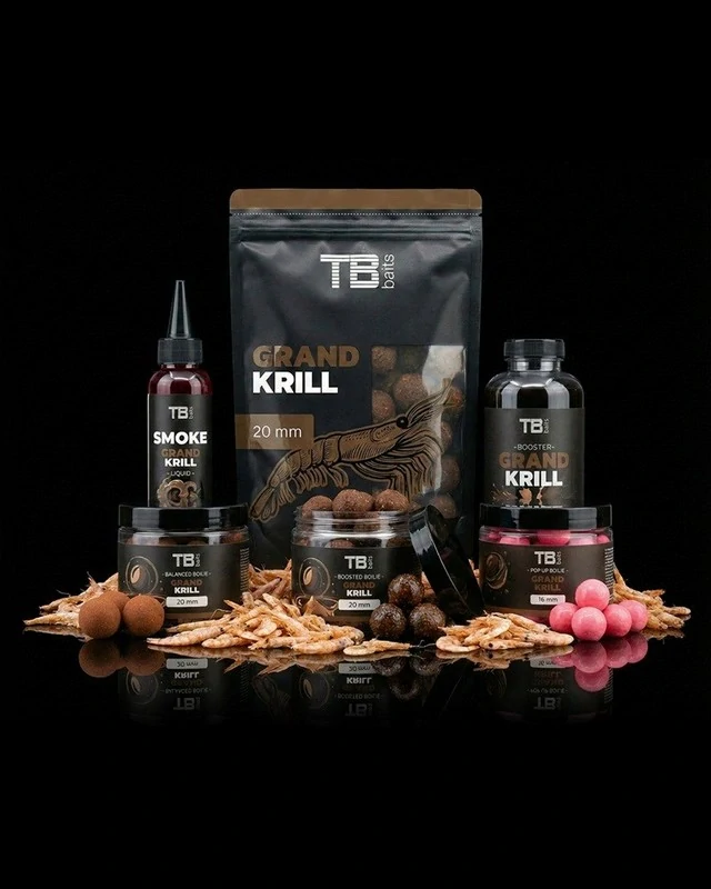 TB Baits Plovoucí boilie Pop-Up Grand Krill + NHDC 50 g - 12 mm