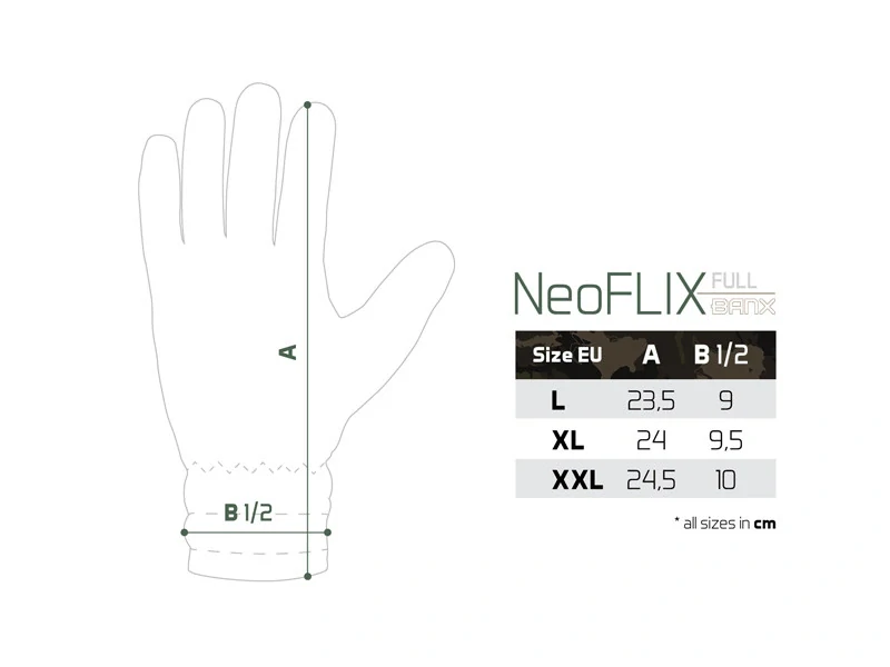 Delphin Neoprenové rukavice s výstelkou NeoFLIX Banx vel. XL