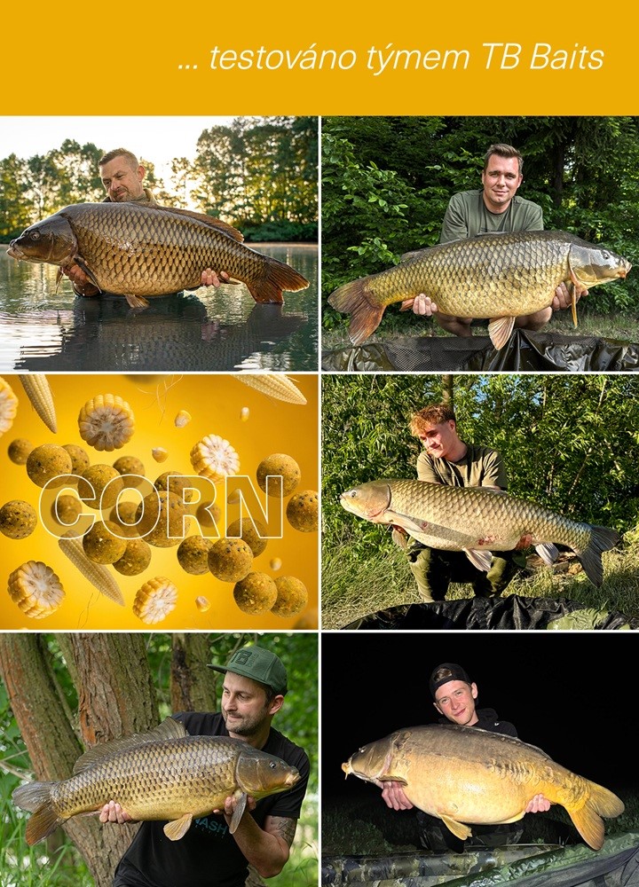 TB Baits Boosterované Boilie Corn 120 g 20 mm